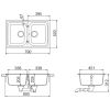 Кухонная мойка Schock LITHOS N200 S Sabbia-58