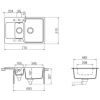 Кухонная мойка Schock MANHATTAN D-150S Basalt-41