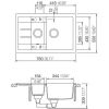 Кухонная мойка Schock MANHATTAN D-150S Everest 26