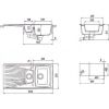 Кухонная мойка Schock INTERFORM D150 Pera-56