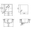 Кухонная мойка Schock QUADRO N100 S Everest-26