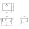 Кухонная мойка Schock QUADRO N-100 Sabbia 58