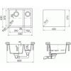 Кухонная мойка Schock QUADRO N-150 Onyx 10