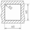 Кухонная мойка Teka Universal 465.465 1B 30000046 микротекстура