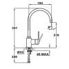 Кухонный смеситель TEKA Inca Н 53995121A