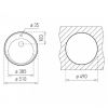 Кухонная мойка Teka Centroval 45 10111020 микротекстура