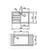 Кухонная мойка Teka LUX 1B 1D RHD 78 12129006