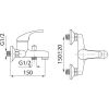 Смеситель для ванны Ferro Milo BMI11