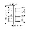 Термостат Hansgrohe Ecostat E 15708000