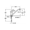 Кухонный смеситель Teka MB-2 L 40911302AG