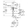 Смеситель для биде Grohe Quadra 32636LS0
