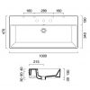 Умывальник Catalano Premium 110VP00 (1000х470)