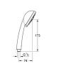 Ручной душ Grohe Vitalio Trend 28726000