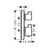 Термостат для душа Hansgrohe Ecostat S 15757000