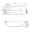Ванна акрилова Cersanit Octavia ABS 160x70