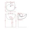 Умывальник ArtCeram File FLL001 (600х550)
