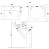 Умывальник ArtCeram La Fontana LFL002