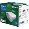 Унітаз підвісний Duravit D-CODE Rimless 45700900A1 із сидінням Soft Close