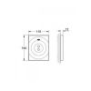Кнопка для инсталляции Grohe Tectron Surf 37336000
