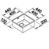 Кухонная мойка Blanco ZEROX 400-F 516118