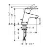 Смеситель для умывальника Hansgrohe Focus 31738000