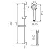 Душевой гарнитур Ferro Simpla N120