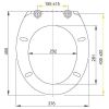 Сиденье для унитаза AlcaPlast A64 SoftСlose