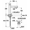 Смеситель для умывальника Jika Cubito H3114280040021
