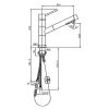 Кухонный смеситель Schock Aquaflex 71012080 Chrom 80