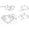 Кухонная мойка Schock Art C150 Graphite-15 28129015