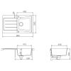 Кухонная мойка Schock Sity D100 Onyx-10 11044510