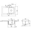Кухонная мойка Schock Domus D100 Alpina-07 13044507