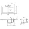 Кухонная мойка Schock Domus D100 Mocha-63 13044563