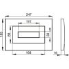 Кнопка для инсталляции AlcaPlast M472