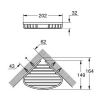 Полка Grohe Bau Cosmopolitan 40664000