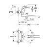 Смеситель для ванны Grohe Eurodisc 33125001