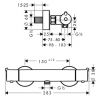 Смеситель для душа Hansgrohe Ecostat S 13235000