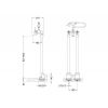 Смеситель для ванны Kraus KEF-16019G
