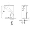 Смеситель для умывальника Kraus Illusio KEF-14701CH