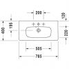 Умивальник Duravit DuraStyle 2337780000