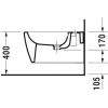 Биде подвесное Duravit Me by Starck 2288150000