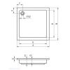 Душевой поддон Riho 90x90 DC04