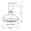 Верхний душ Hansa BasicJet 44650100