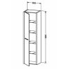 Пенал Duravit 2nd Floor 9156R65
