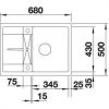 Кухонная мойка Blanco METRA 45 S Compact 519577