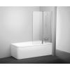 Шторка для ванны Ravak 10' 10CVS2-100 L 7QLA0103Z1 White+Transparent