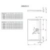 Душевой поддон Radaway Argos D 120 4AD912-01