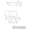 Душевой поддон Radaway Naxos C 90 SNC9941-28