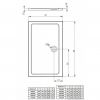Душевой поддон Radaway Doros D 110 SDRD1180-01