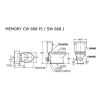 Унітаз підлоговий без бачка, без сидіння Toto Memory CW668PJ